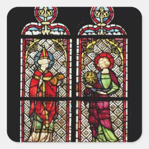 SS. Sylvester and John the Evangelist Square Sticker