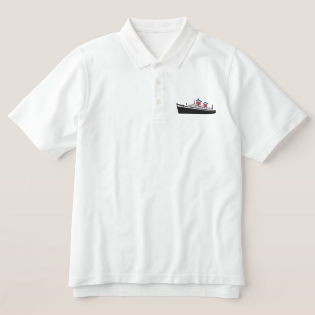 SS United States Custom Embroidered Polo (Design Front)