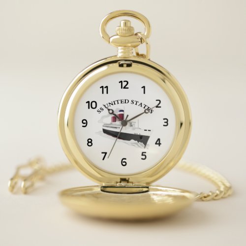 SS United States Maritime Traditions Pocket Watch