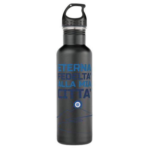SSC Napoli slogan Essential T Shirt Stainless Steel Water Bottle