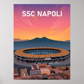 SSC Napoli Stadium Illustration