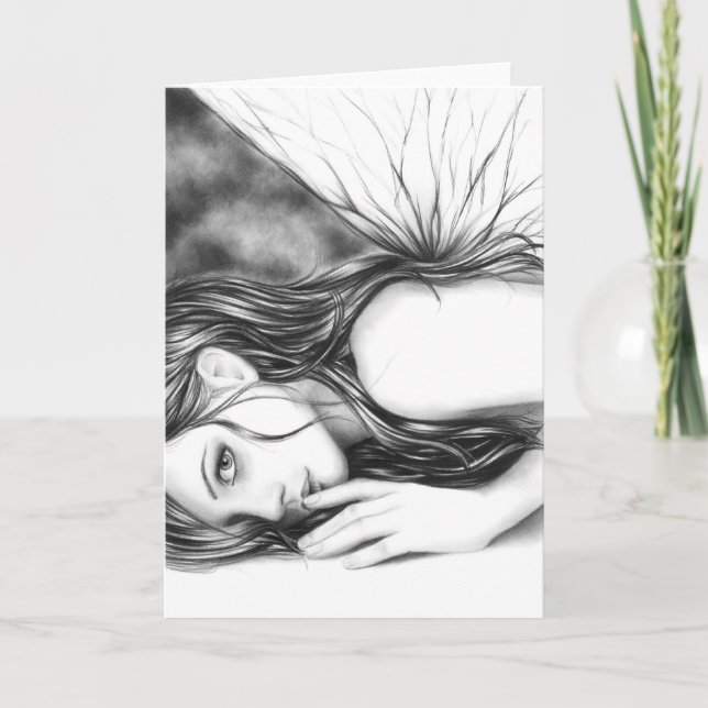 Ssh Now Fairy Greeting Card (Front)