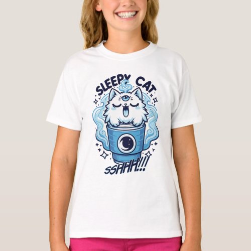 SSHHH Sleepy Cat T_Shirt