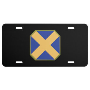 SSI - 14th Infantry Division License Plate
