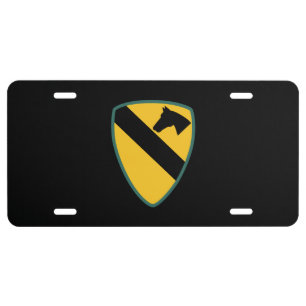 SSI - 1st Cavalry Division License Plate