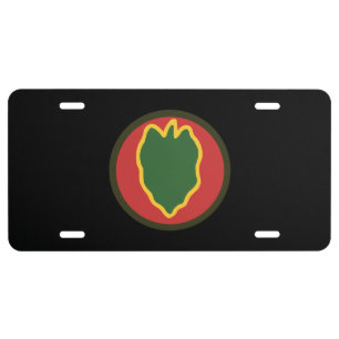 SSI - 24th Infantry Division License Plate