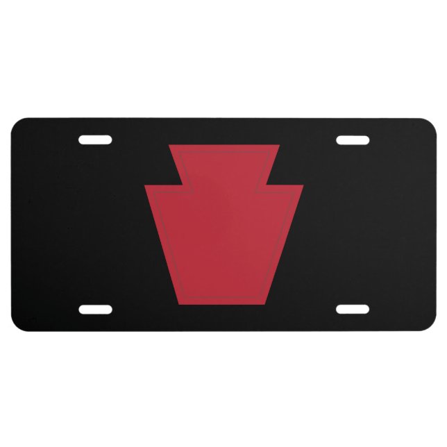 SSI - 28th Infantry Division License Plate (Front)