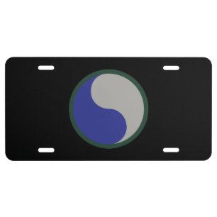 SSI - 29th Infantry Division License Plate