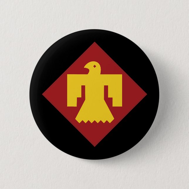 SSI - 45th Infantry Division Button (Front)