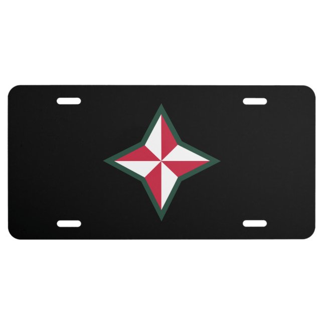 SSI - 48th Armored Division License Plate (Front)
