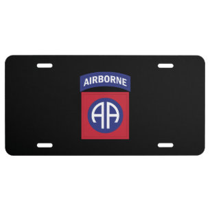 SSI - 82nd Airborne Division License Plate
