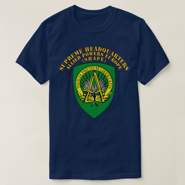 SSI Supreme Headquarters Allied Powers Europe X T-Shirt (Design Front)