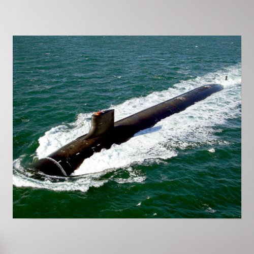 SSN 23 USS Jimmy Carter Poster