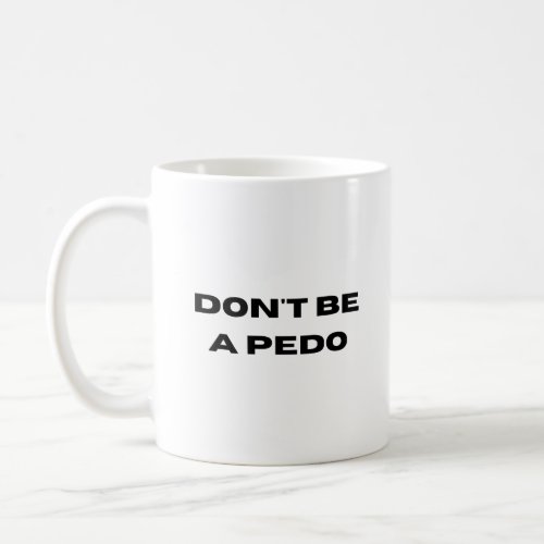 SSocial Responsibility Against Children Pedophilia Coffee Mug