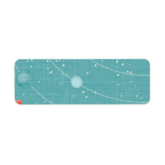 SSP CARTOON KIDS SOLAR SYSTEM PAPER PLANETS STARS LABEL