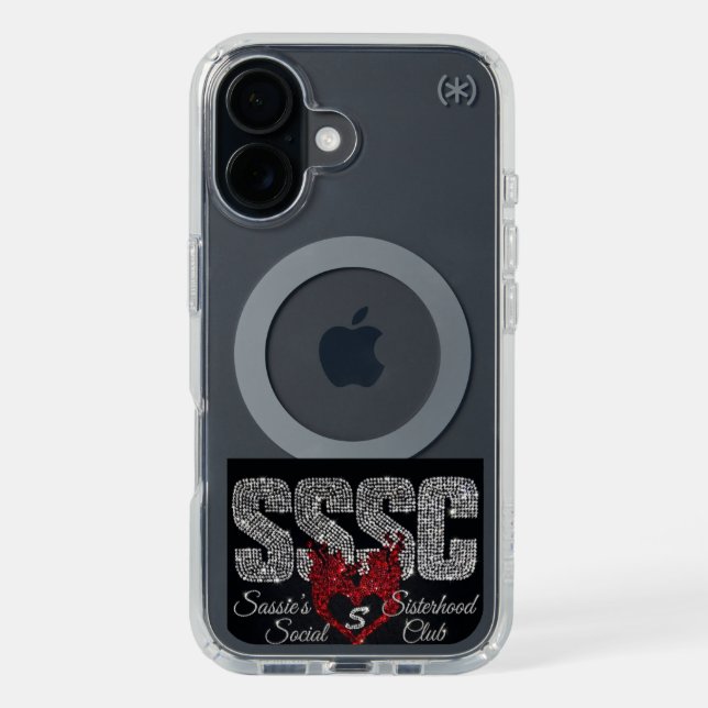 SSSC APPLE IPHONE CASE (Front (Black))