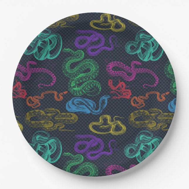 Sssssnakes! Paper Plates (Front)