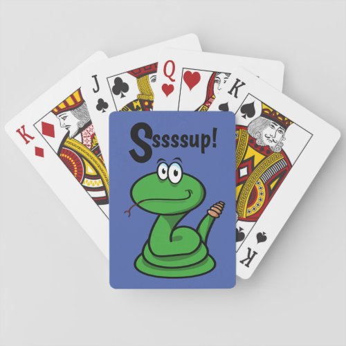 Sssssup Snake Poker Cards