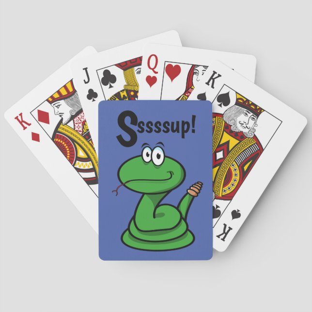 Sssssup! Snake Poker Cards (Back)