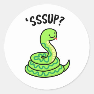 Funny Cartoon Snakes Stickers - 14 Results | Zazzle