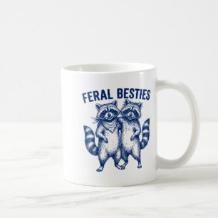 Ssum Feral Ies Matching Friend Twinning Funny Bff  Coffee Mug