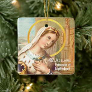 St. Adelaide, Holy Roman Empress (LT 03) Ceramic Ornament