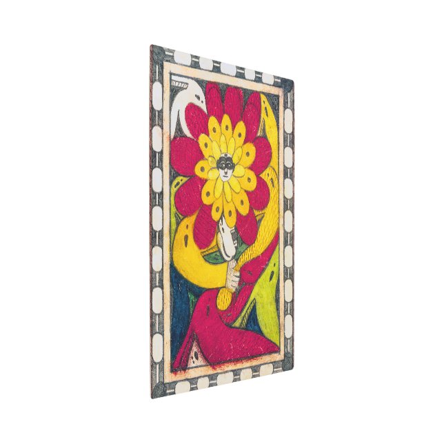 St. Adolf-Throne, Face-Flower | Adolf Wölfli | Metal Print (3/4)