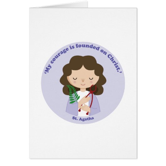 St. Agatha Cards (Front)
