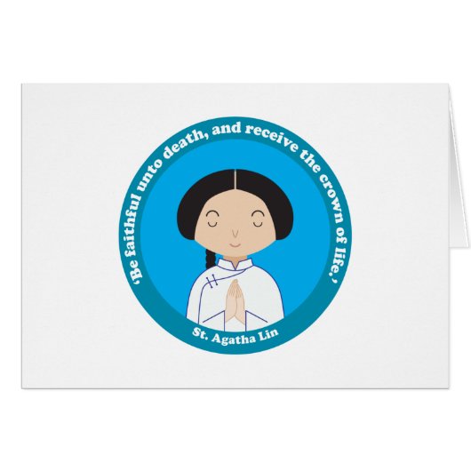 St. Agatha Lin Cards (Front Horizontal)