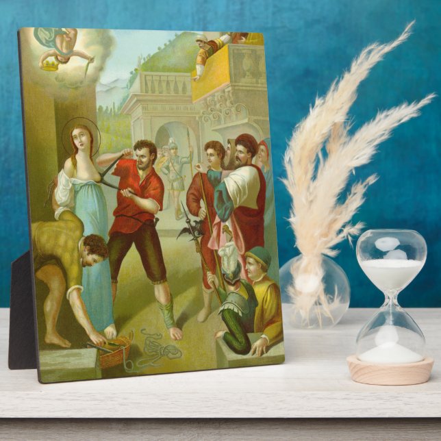 St. Agatha (M 003) 8"x10" Plaque (Side)