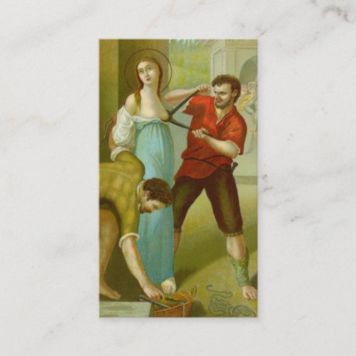 St Agatha M 003 FB Standard Business Card