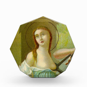 St. Agatha (M 003) Paperweight or Acrylic Acrylic Award