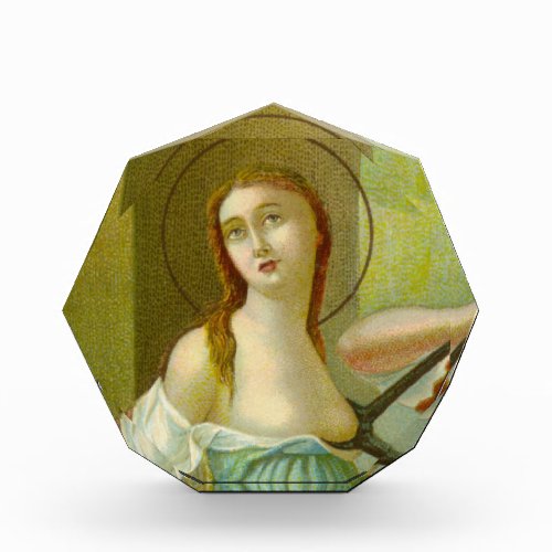 St Agatha M 003 Paperweight or Acrylic Acrylic Award