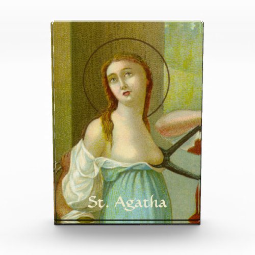 St Agatha M 003 Paperweight or Photo Block