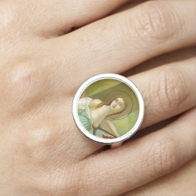 St. Agatha (M 003) Ring (In Situ)