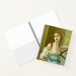 St. Agatha (M 003) (Style #1) Notebook
