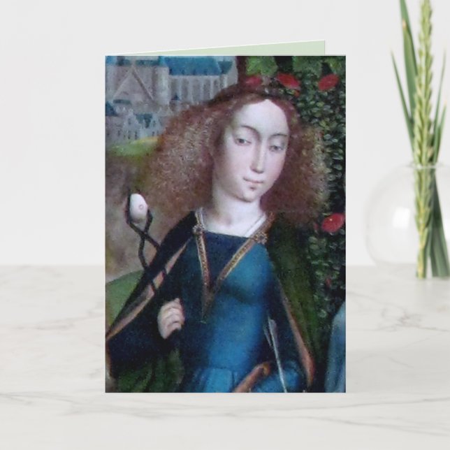 St. Agatha of Sicily (detail; M 070) Card (Front)