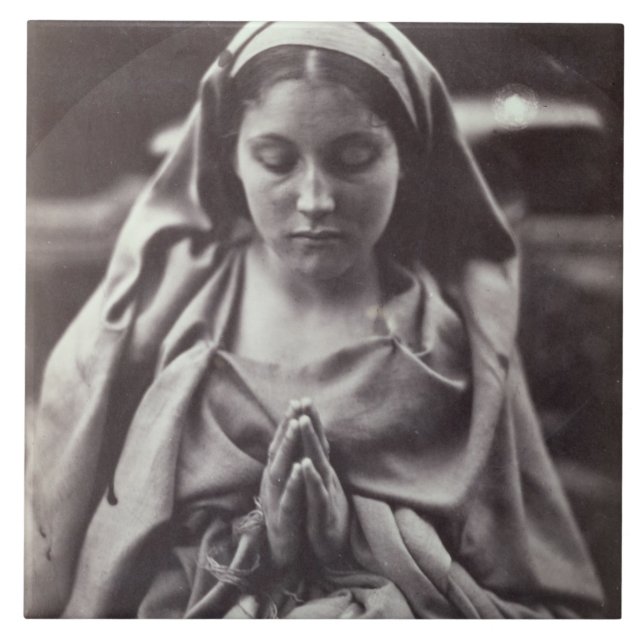 St. Agnes (albumen print) Tile (Front)
