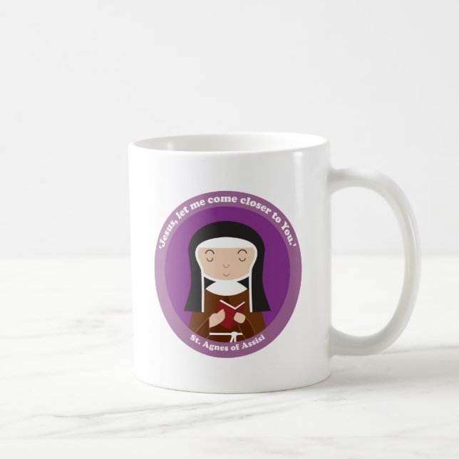 St. Agnes of Assisi Coffee Mug (Right)