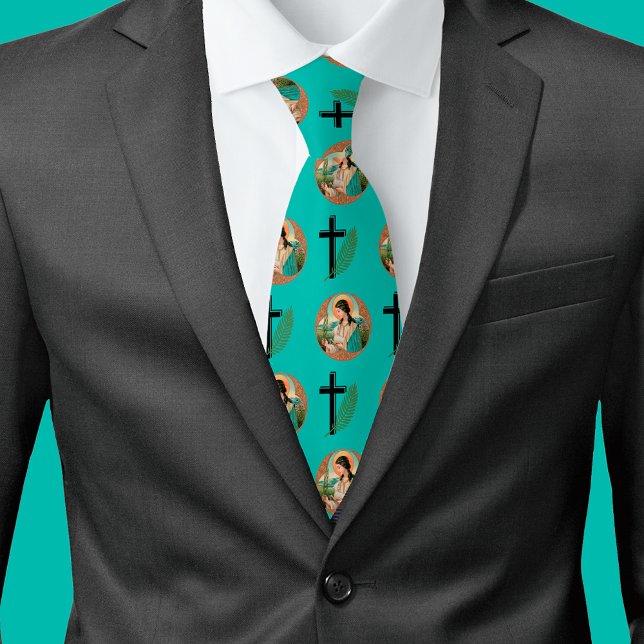 St. Agnes of Rome (BK 006) Neck Tie (Creator Uploaded)