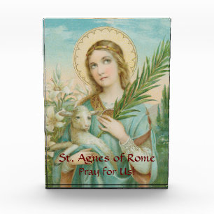 St. Agnes of Rome (MH 01) Acrylic Award