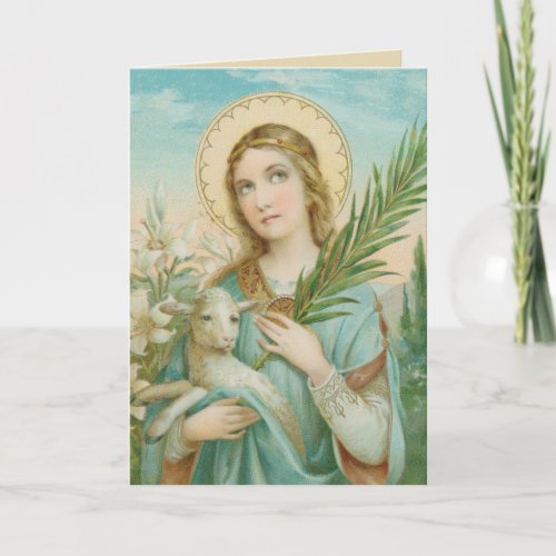 St Agnes of Rome MH 01 Card