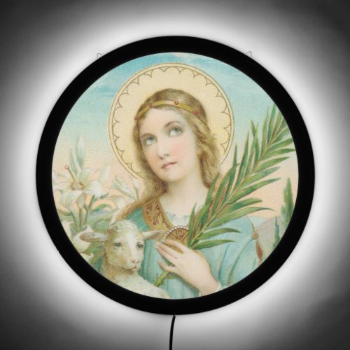 St Agnes of Rome MH 01 LED Sign