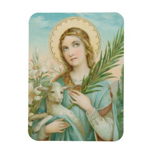 St Agnes of Rome MH 01 Magnet