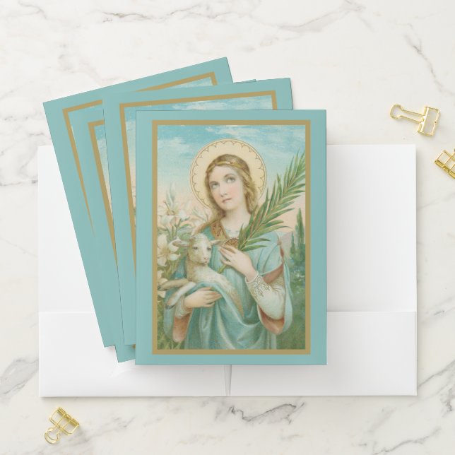 St. Agnes of Rome (MH 01) Pocket Folder (In Situ)