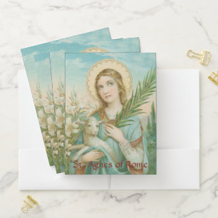 St. Agnes of Rome (MH 01) Pocket Folder