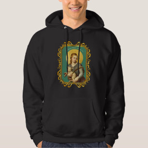 St Agnes of Rome Prayer Card Vintage Catholic Sain Hoodie