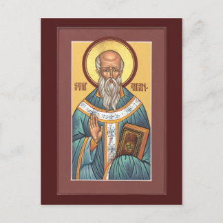 St. Aidan of Lindisfarne Prayer Card