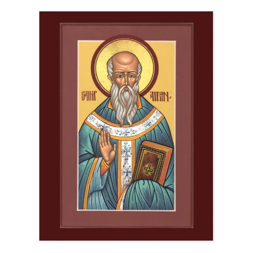 St. Aidan of Lindisfarne Prayer Card | Zazzle