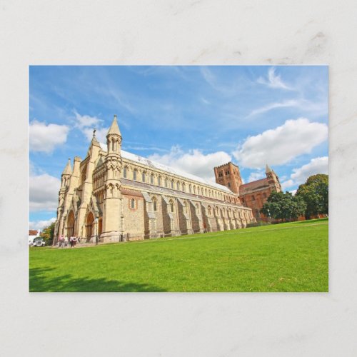 St Albans Cathedral England postcard